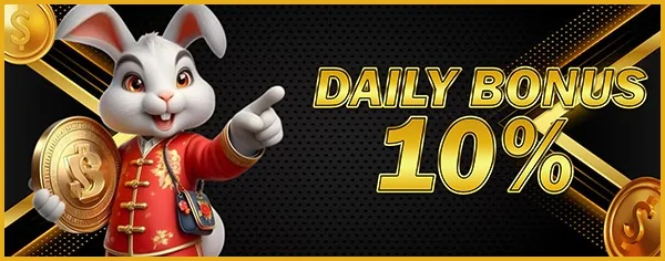 CLOUD9 daily bonus 10 percent promotion