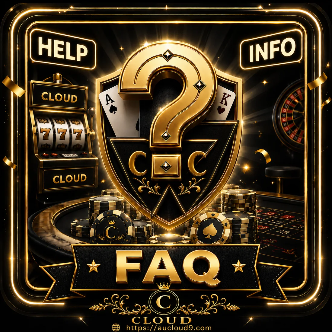 CLOUD9 FAQ help and information visual